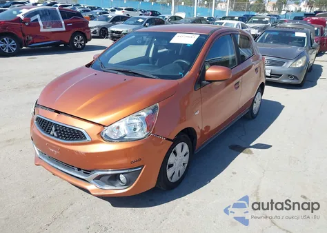 2018 Mitsubishi Mirage Es z USA, uszkodzony, nr VIN ML32A3HJ1JH011082